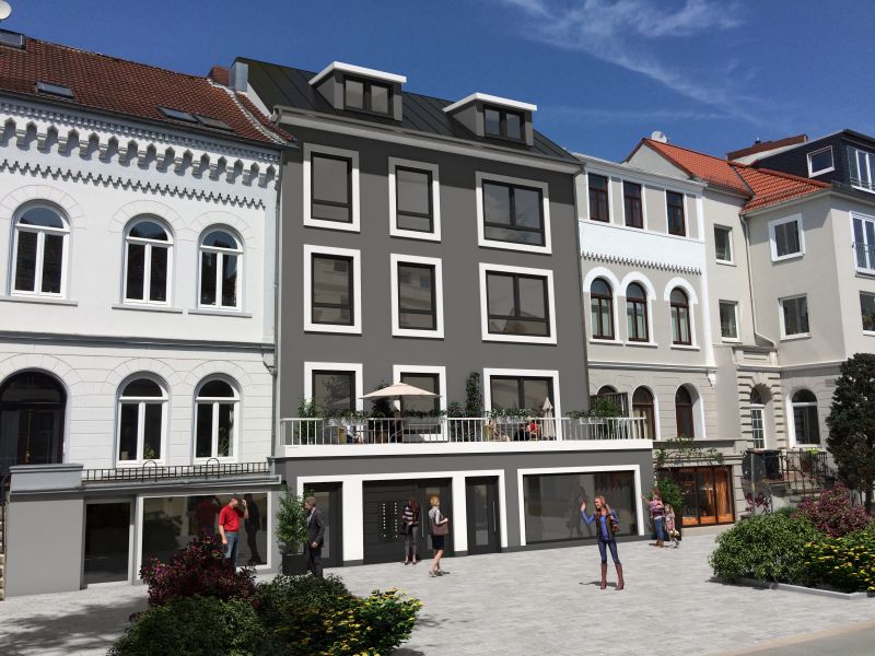 Wohnhaus mit 14 Service-Wohnungen in Bremen-Fedelhören