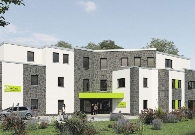 Halb Kita, halb Wohnkomplex